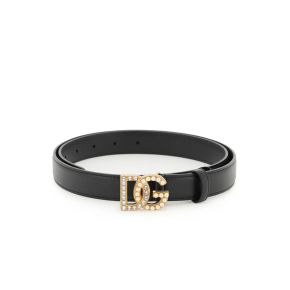 COPY - Dolce & Gabbana Calfskin Belt, black, 85cm, DG logo, Excellent Condition! main image 10